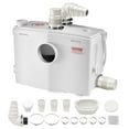 thumbnail image 1 of VEVOR Macerator Pump 1200W 48 GPM Flow 33 ft Head Lift Pump for Toilet Basement Sink, 1 of 9