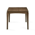 thumbnail image 5 of 59" Walnut Brown Solid Contemporary Handcrafted Rectangular Dining Table, 5 of 9