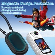 MARVUE Thumb Action Camera 2.7K HD 1.47”IPS Display with Magnetic Neck Strap, White