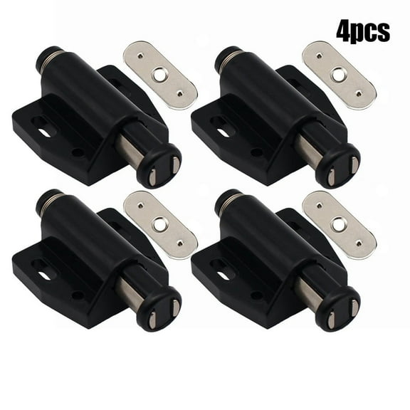 4PCS Magnetic Push to Open Latch Cabinet Door Catch Touch Release System