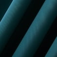 thumbnail image 4 of Sun Zero Bartlett Grommet Room Darkening Extra Wide Patio Curtain Panel, 100"x84",Teal, 4 of 9