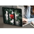 thumbnail image 5 of KSK KAISHEK Only for MacBook Pro 16" Case 2023/2022/2021 Release Model A2780/A2485, Plastic Hard Case + Black Keyboard Cover, Rose series 0693, 5 of 5