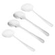 thumbnail image 5 of 4pcs Sopa de acero inoxidable cucharas prácticas grandes cucharadas de arroz cucharas de arroz (plata), 5 of 5