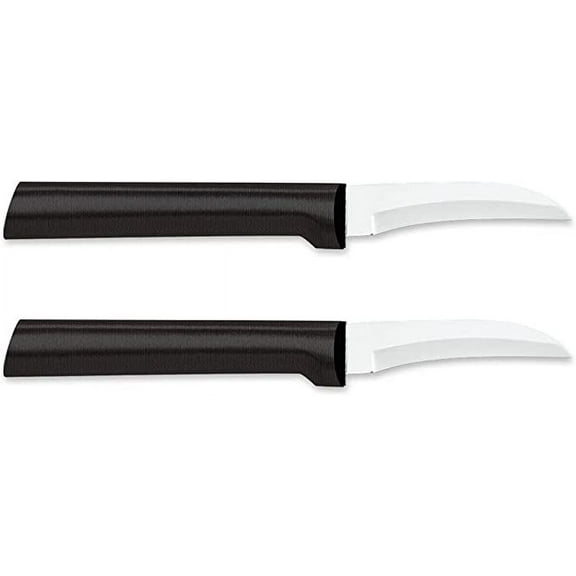 Rada Cutlery Granny Paring Knife, Black Handle, Pack of 2