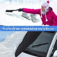 thumbnail image 2 of Cubierta del parabrisas, cubierta de la ventana del coche, parabrisas del coche contra la nieve, sol, 2 of 4