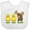 AA-White, variant on Inktastic Duck Duck Moose? Boys or Girls Baby Bib