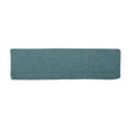 thumbnail image 2 of 14" x 17" Teal Blue Braided Texture Rectangular Rug, 2 of 4