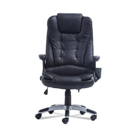 Adjustable 360 Degree Rotation Home Office Computer Chair Height-back Massage Chair 6 Point Wireless Game Massage Chair Do Your Health Better,Black