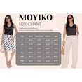 thumbnail image 7 of MOYIKO Tank Tops for Women Silk Satin V Neck Trendy Sleeveless Tops Dressy Casual Flowy Summer Shirts Loose Fit, 7 of 7