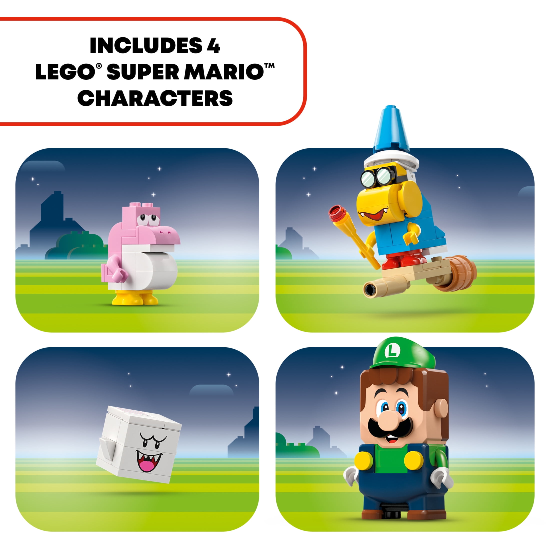 LEGO Super Mario Adventures with Interactive LEGO Luigi Toy Playset, Nintendo Gift, Super Mario Toys, 71440