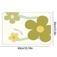 thumbnail image 3 of TIMIFIS Drying Pad Draining Mat Kitchen Drying Pad Bar Table Cup Pad Washable Heat Insulation Pad Washbasin Absorbent Pad Bathroom Faucet Pad Anti-Splash Pad Wash 30X40cm Kitchen Gadgets, 3 of 3