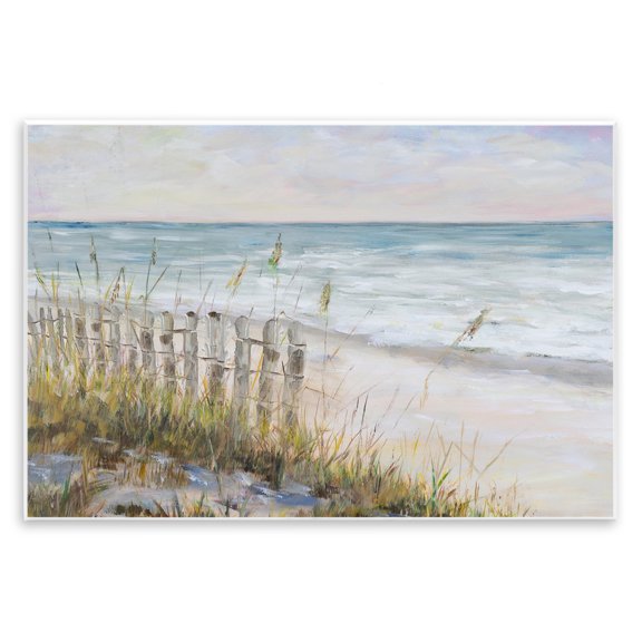 Stupell Industries Beach Tide Pools Landscape Painting Unframed Art Print Wall Art, 15 x 10