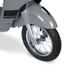 thumbnail image 4 of 24 Volt Hyper Toys Retro Scooter, Silver, Battery Powered Electric Scooter with Easy Twist Throttle, 4 of 10