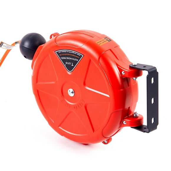 Retractable Tube Reel,Pressure Waterpipes Wall Mount Reel Car Mount Pressure Waterpipes Roller Water Tube Wall 8mm Car Water Drum Tube Reel Waterpipes