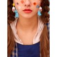 thumbnail image 3 of 12Pcs Ice Alloy Enamel Pendants Mixed Color Pendants Decoration Cone Food Dangle Charms for Key Chain Jewelry Making DIY Necklace Bracelet 21~23.5x9.5~10x1.5~2mm, 3 of 3