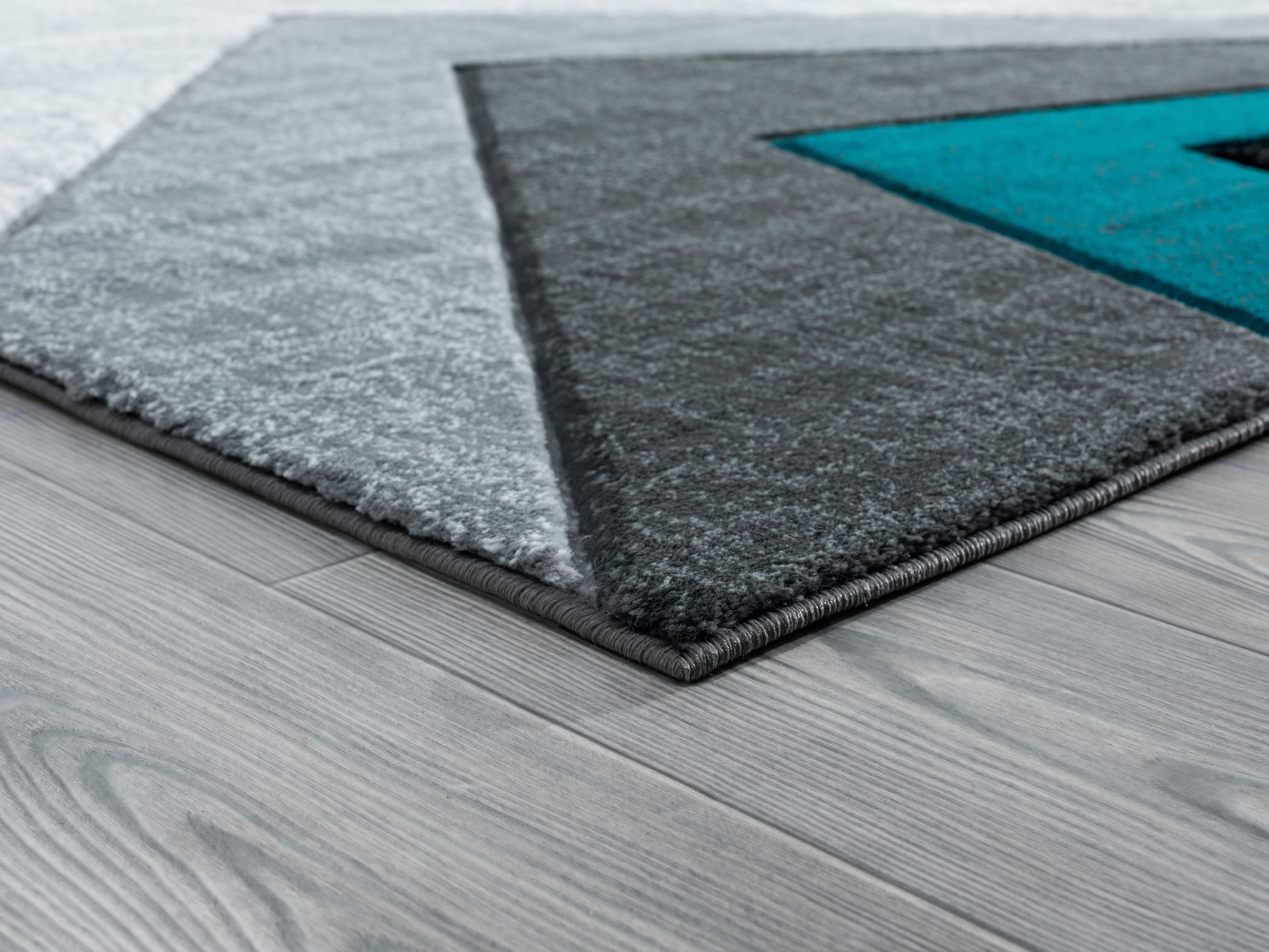 United Weavers Drachma Rimini Modern Abstract Area Rug, Turquoise, 7'10" x 7'10"