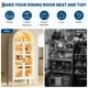 thumbnail image 4 of Yeshouse Gabinete de Despensa Alto y Arqueado con LED de 3 Colores, Puertas de Vidrio y Estantes Ajustables: Elegante Almacenamiento de Madera de 70" para Cocina, Comedor O Sala de Estar, 4 of 7