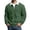 A-Army Green452, variant on Men's Waffle Knit Quarter Zip Sweater Oversized Long Sleeve Polo Neck Pullover Jumper Warm Preppy Daily Sweaters