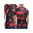 thumbnail image 4 of Liacowi Men's Casual Short Sleeve T-Shirt Tie-Dye Pattern Round Neck Tops, 4 of 5