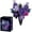 Purple, variant on YOUEEFY Black Roses Bouquet Building Block Set, 585 Pcs , DIY Botanical Model, ABS