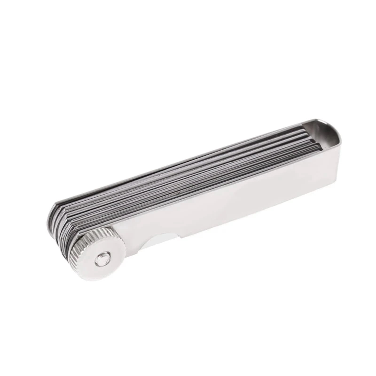 14 Blade 0.05-1mm Feeler Gauge Gage Thickness Measurment Tool Metric Gaps Filler ,Corrosion-Resistant