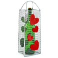 thumbnail image 2 of Three Star Import & Export ZB320 Wine Bottle Holder with Gift Bag, Hearts, 2 of 2