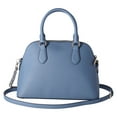 thumbnail image 6 of Michael Kors Veronica Medium Dome Satchel Crossbody Denim Blue Saffiano Leather, 6 of 10