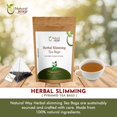 thumbnail image 2 of Herbal Slimming Tea Bags | Herbal Blend for Natural Cleansing & Balanced Lifestyle | Herbal Slimming Pyramid Tea Bags | Caffeine Free 100% Natural Ingredients (Pack of 100), 2 of 7