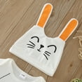 thumbnail image 6 of Ymyiu Baby Girl Romper Dress Infant Baby Girl Summer Clothes Sleeve Baby Girl Romper Headband 3 6 Months (White,3-6 Months), 6 of 7