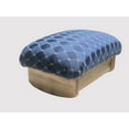 thumbnail image 2 of Inc. Rocking Padded Foot Stool 7" Tall Maple Stain (Made in The USA) (Rhapsody Blue), 2 of 5