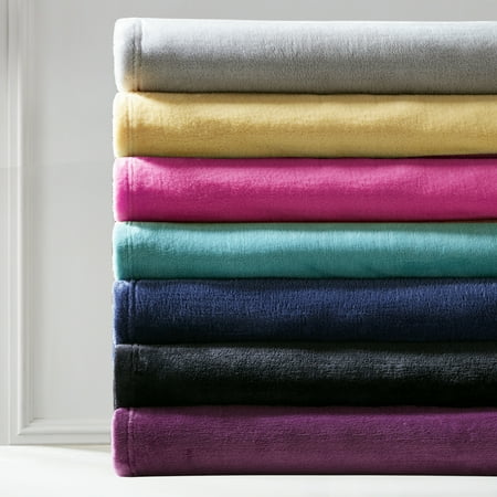 Microlight Plush Blanket (Twin/Twin XL) Gray
