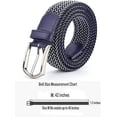 thumbnail image 3 of Belts for Women, Canvas Multicolored Braided Belts, Woven Stretch Braided Belts for Men/Women/Junior with Pin, Casual Belt Elastic Waistband, Gray, 3 of 8
