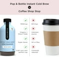 thumbnail image 4 of Pop & Bottle Instant Cold Brew Coffee Concentrate, Medium Roast, Shelf-Stable, 8 fl oz, 4 of 15