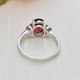 thumbnail image 5 of Garnet Ring, Men's Ring, Oval Cut Ring, Wedding Ring, 925 Sterling Silver Ring, Gift For Him, 5 of 5