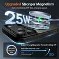 thumbnail image 2 of BENTOBEN Case for iPhone 17 Pro Max 6.9" Compatible with Mag-Safe Metal Frame Slim Tpu Pc Matte Shockproof Black, 2 of 7
