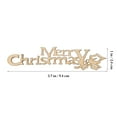 thumbnail image 4 of 20pcs Natural Wood Christmas Pattern Craft Accessories Scrapbooking for Handmade Sewing Crafts, 4 of 8