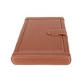 thumbnail image 4 of Humidor de puros de cuero PU con capacidad para 5 puros, caja de puros humidificador ultrafino con forma de libro con partición extraíble para escritorio de viaje, 4 of 14