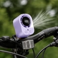 thumbnail image 4 of HonestMatter Portable Fan for Car, Clip On Rechargeable Fan with LED Display and 16°C Cooling, 360° Adjustable Clip Fan for Office Bedroom Travel, Purple, 4 of 7
