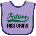 thumbnail image 3 of Inktastic Future Historian Boys or Girls Baby Bib, 3 of 4