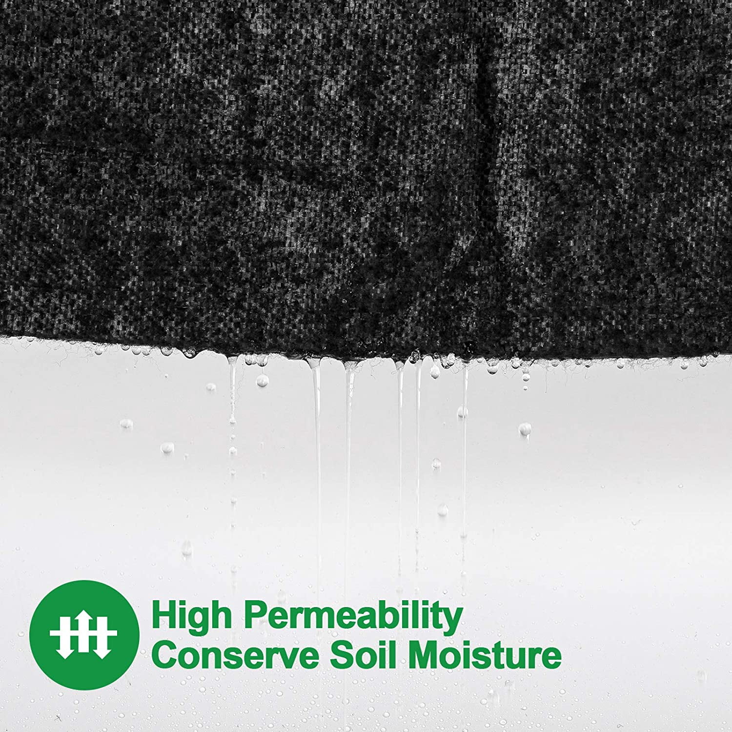 Amagabeli 5.8oz 3ft x 300ft Weed Barrier Landscape Fabric Heavy Duty Ground Cover Weed Cloth Geotextile Fabric Durable Driveway Cover Garden Lawn Fabric Outdoor Weed Mat