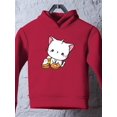 thumbnail image 3 of Cute Vampire Kitten W Donut Hoodie Toddler -Image by Shutterstock,  4 Toddler, 3 of 4