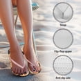 thumbnail image 5 of Wismoutput Summer Flip Flops for Women Quick Drying Non Slip Beach Bathroom & Shower Sandals Funny Cats Sandals Open Toe House Slides Footwear Teens Girls Pink Size 6.5, 5 of 7