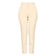 thumbnail image 4 of Tnhcen Women High Waisted Dress Pants Slim Fit Work Pants Stretchy Skinny Ankle Length Business Casual Trousers for Office Career, 4 of 5