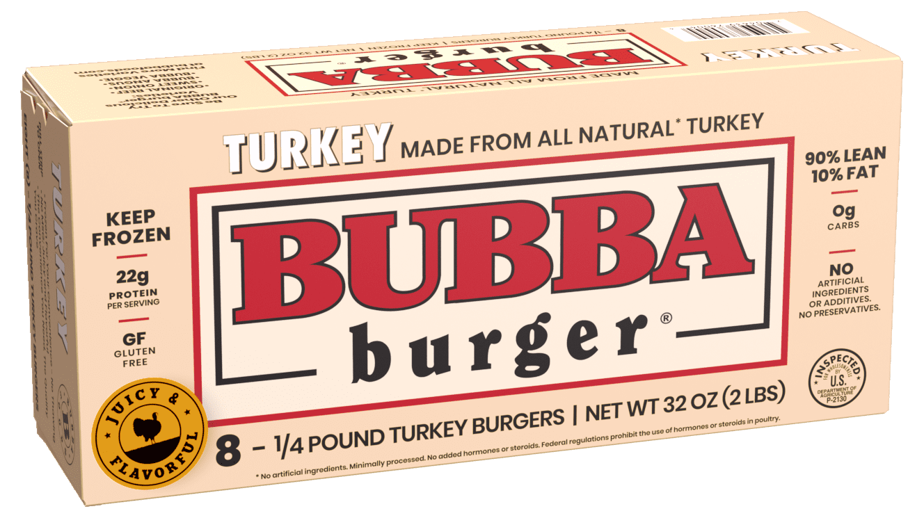 Bubba Burger® Gluten Free Turkey Burgers, 8 ct / 32 oz - Fry's Food Stores