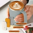 thumbnail image 6 of OEFNTAC Home and Kitchen 500ml Stainless Steel Covered Water Cup Coffee Cup Double Wall Insulated Leakproof Office Tea Mug Travel Flask BPA-Free 17oz, 6 of 6