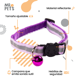 thumbnail image 3 of Collar para Gatos Mr. Pets, Reflectante, Ajustable violeta Unitalla, 3 of 5