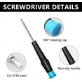 thumbnail image 3 of Triangle Head Screwdriver Set, 6 PCS Repair Insulation Set, Triangle Driver Set for Thomas McDonald's Toy, Suitable for Electronic Equipment Disassembly, Toy Repair, etc.(TA1.4-TA3.0), 3 of 5