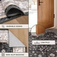 thumbnail image 4 of Alfombra Hazo Haus, color negro, bohemio, lavable, 90 x 120 cm, entrada, 4 of 7
