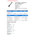 thumbnail image 2 of Front Driveshaft 1 - Compatible with 2007 - 2010 BMW X5 E70 - Autopart Premium, 2 of 2