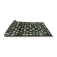 thumbnail image 2 of Ahgly Company Indoor Round Abstract Light Blue Contemporary Area Rugs, 4' Round, 2 of 4
